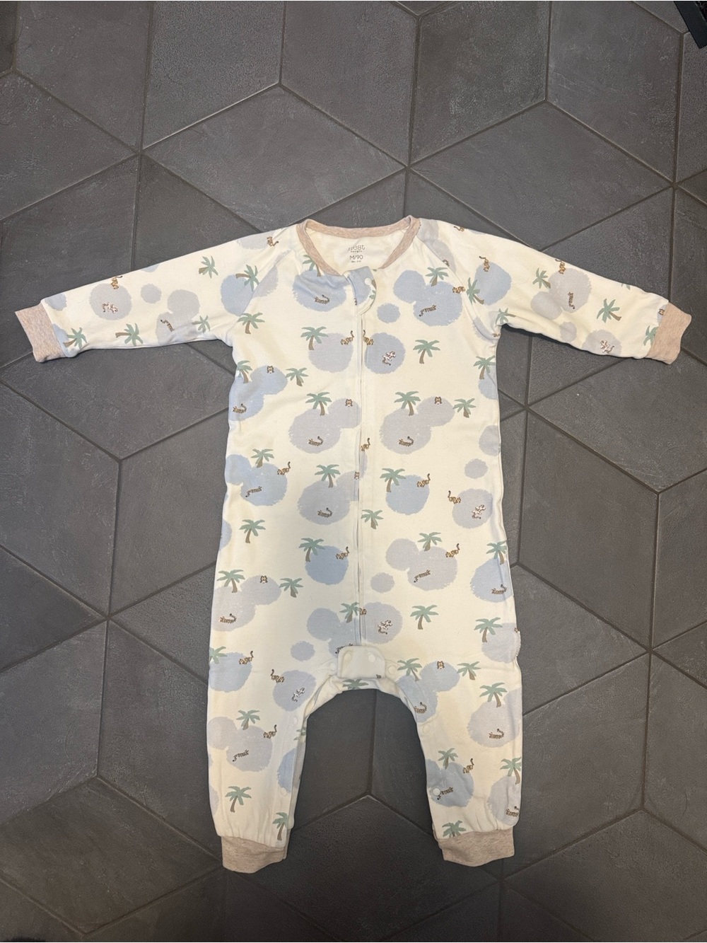 NWOT Nest Designs Tiger & Palm Tree Footless Sleeper Size 2.0 TOG (18M-2.5T)